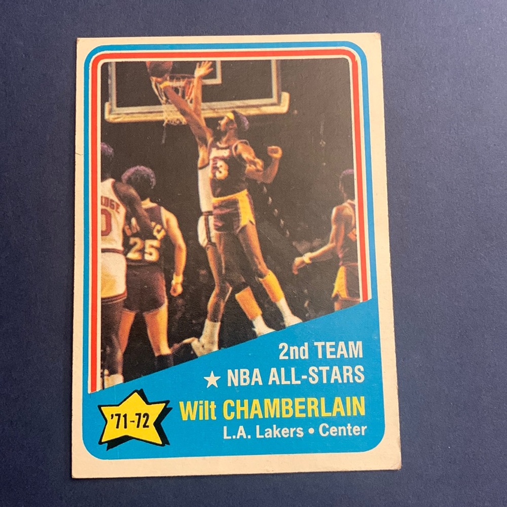 1972 Topps Wilt Chamberlain All-Star #168